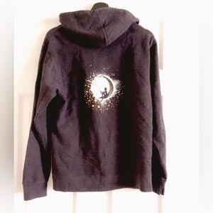 Dreamworks hoodie man small zipper moonboy logo